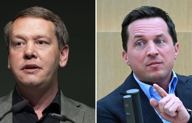 Grünen-Innenpolitiker Oliver Hildenbrand und sein Pendant bei der SPD, Sascha Binder, sprechen sich für strengere Überprüfungen aus.<span class='image-autor'>Foto: Marijan Murat/dpa</span>