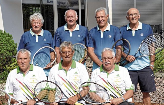 Die erfolgreiche Männer-70-Mannschaft des TSV Ensingen: (stehend von links) Günter Burger, Günter Seizinger, Heinz Schniz und Theo Fink sowie (sitzend von links) Erich Kupfer, Gerd Kronmeier und Robert Förstner Foto: privat