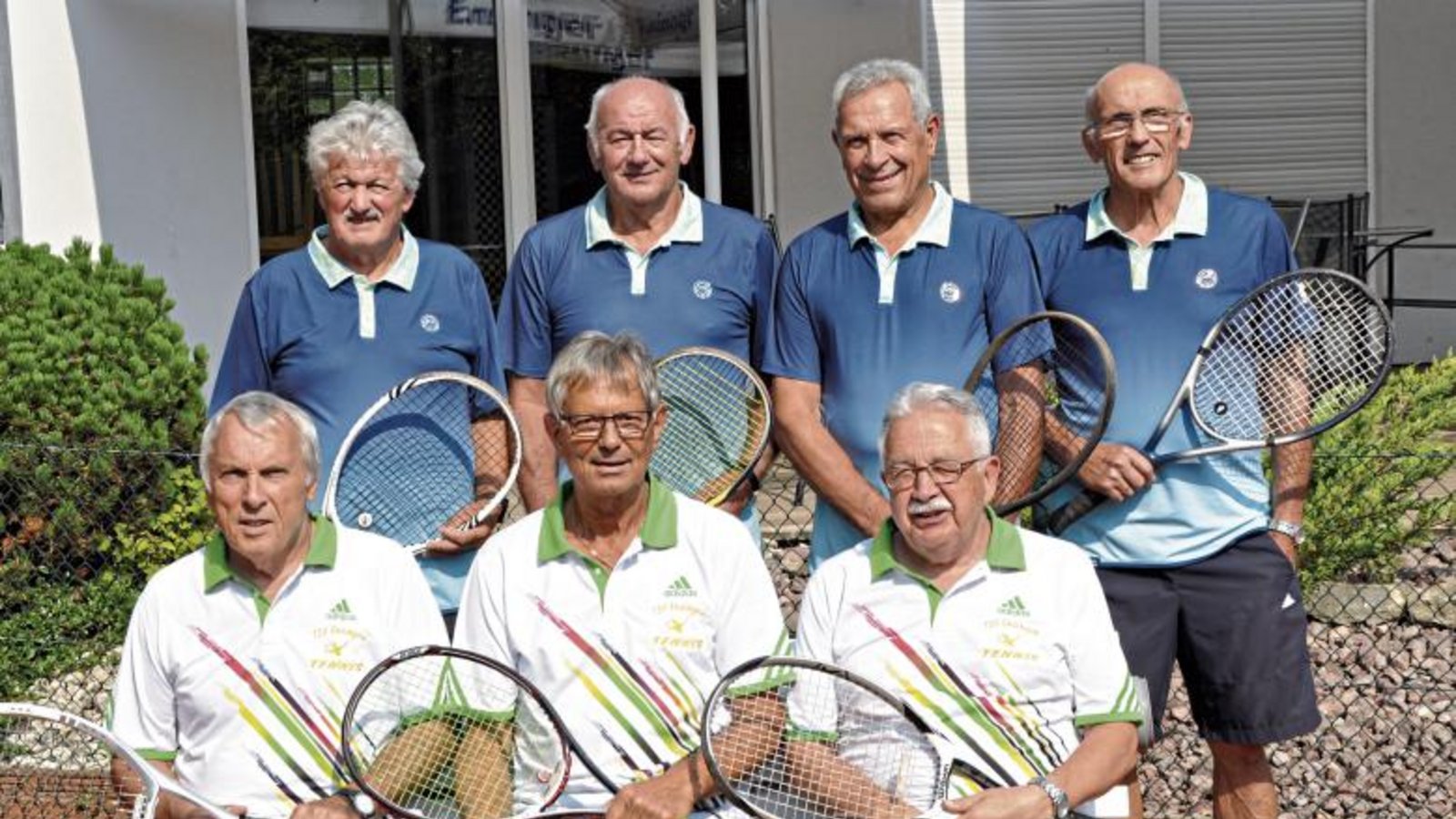 Die erfolgreiche Männer-70-Mannschaft des TSV Ensingen: (stehend von links) Günter Burger, Günter Seizinger, Heinz Schniz und Theo Fink sowie (sitzend von links) Erich Kupfer, Gerd Kronmeier und Robert Förstner Foto: privat
