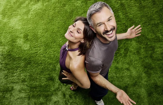 Marlene Lufen und Jochen Schropp.<span class='image-autor'>Joyn/Marc Rehbeck</span>