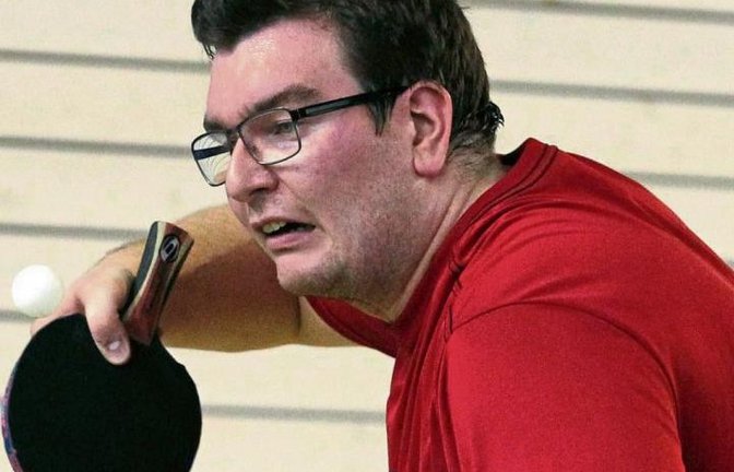Sebastian Knittl vom TSV Hochdorf ist bei den Tischtennis-Bezirksmeisterschaften erst im Halbfinale gestoppt worden. Foto: Bürkle