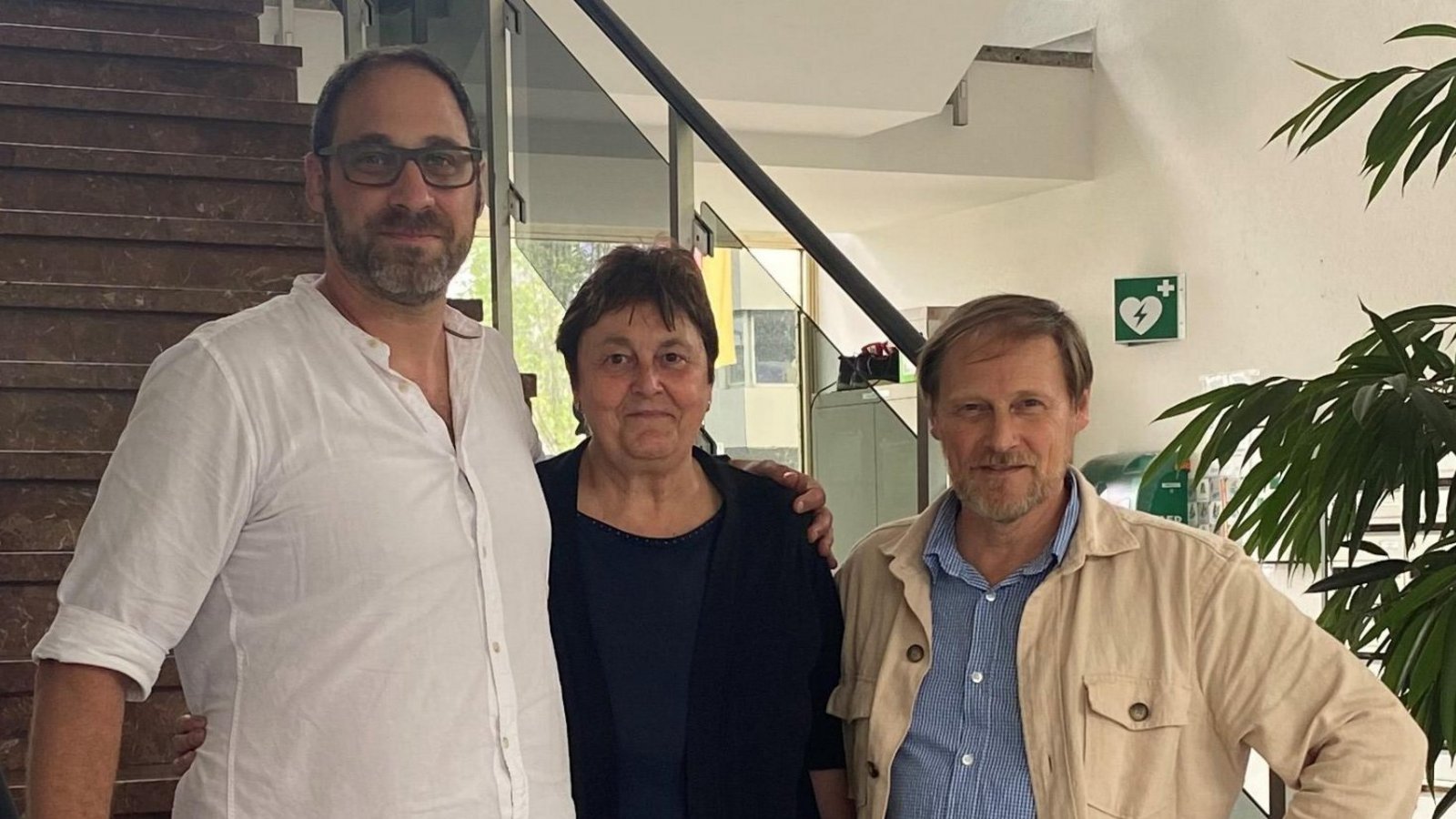 Gewerkschaftssekretär Markus Linnow, Betriebsrätin Conny Jahke und Betriebsratsvorsitzender Andreas Ivenz (von links). Foto: Mross Gewerkschaftssekretär Markus Linnow, Betriebsrätin Conny Jahke und Betriebsratsvorsitzender Andreas Ivenz (von links). Foto: Mross