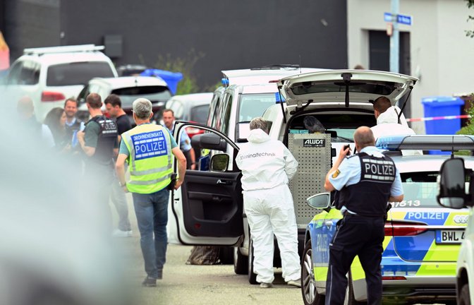 Zahlreich Einsatzkräfte waren vor Ort<span class='image-autor'>Foto: David Pichler/Südwestdeutsches /David Pichler</span>