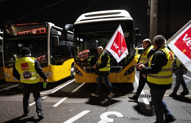 Legt Verdi am Freitag wieder den ÖPNV lahm?<span class='image-autor'>Foto: dpa</span>