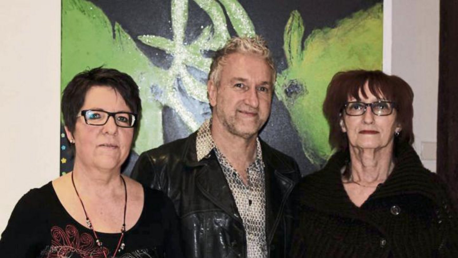 Karin Lämmle, Jürgen Ewert und Anita Fried (von links) stellen in Eberdingen aus. Foto: Friedrich Karin Lämmle, Jürgen Ewert und Anita Fried (von links) stellen in Eberdingen aus. Foto: Friedrich