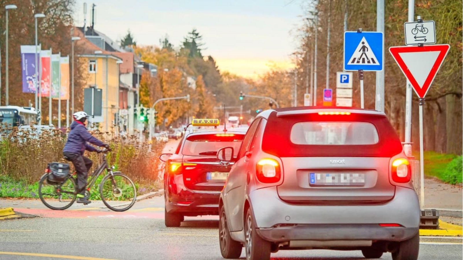 Auch an der Ludwigsburger Sternkreuzung gab es schon Unfälle mit Radfahrern.Simon Granville Auch an der Ludwigsburger Sternkreuzung gab es schon Unfälle mit Radfahrern.Simon Granville