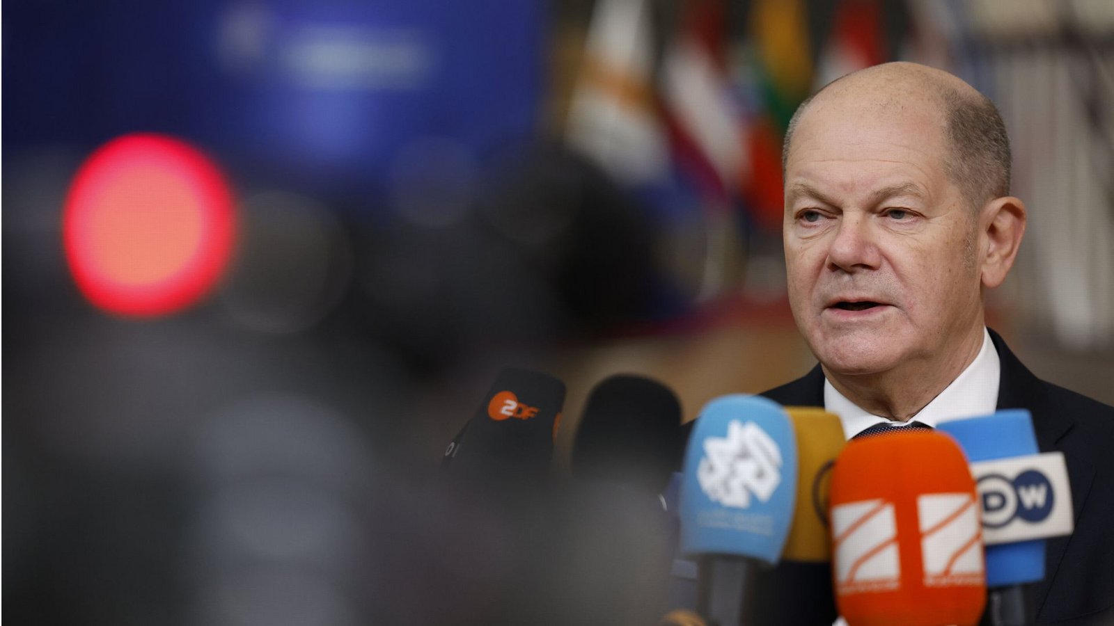 Bundeskanzler Scholz wirbt beim EU-Gipfel in Brüssel für die weitere Unterstützung der Ukraine.Foto: dpa/Geert Vanden Wijngaert Bundeskanzler Scholz wirbt beim EU-Gipfel in Brüssel für die weitere Unterstützung der Ukraine.Foto: dpa/Geert Vanden Wijngaert