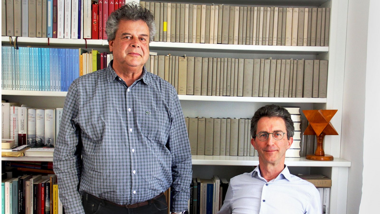 Burghard und Ulf Heidegger (rechts)Foto: Uli Fricker Burghard und Ulf Heidegger (rechts)Foto: Uli Fricker