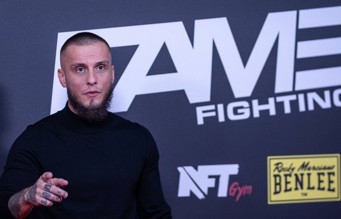 Organisator von „Fame Fighting“, Eugen Lopez
, beim Boxevent im vergangenen Jahr.<span class='image-autor'>Foto: IMAGO/Beautiful Sports/IMAGO/BEAUTIFUL SPORTS/Derix</span>