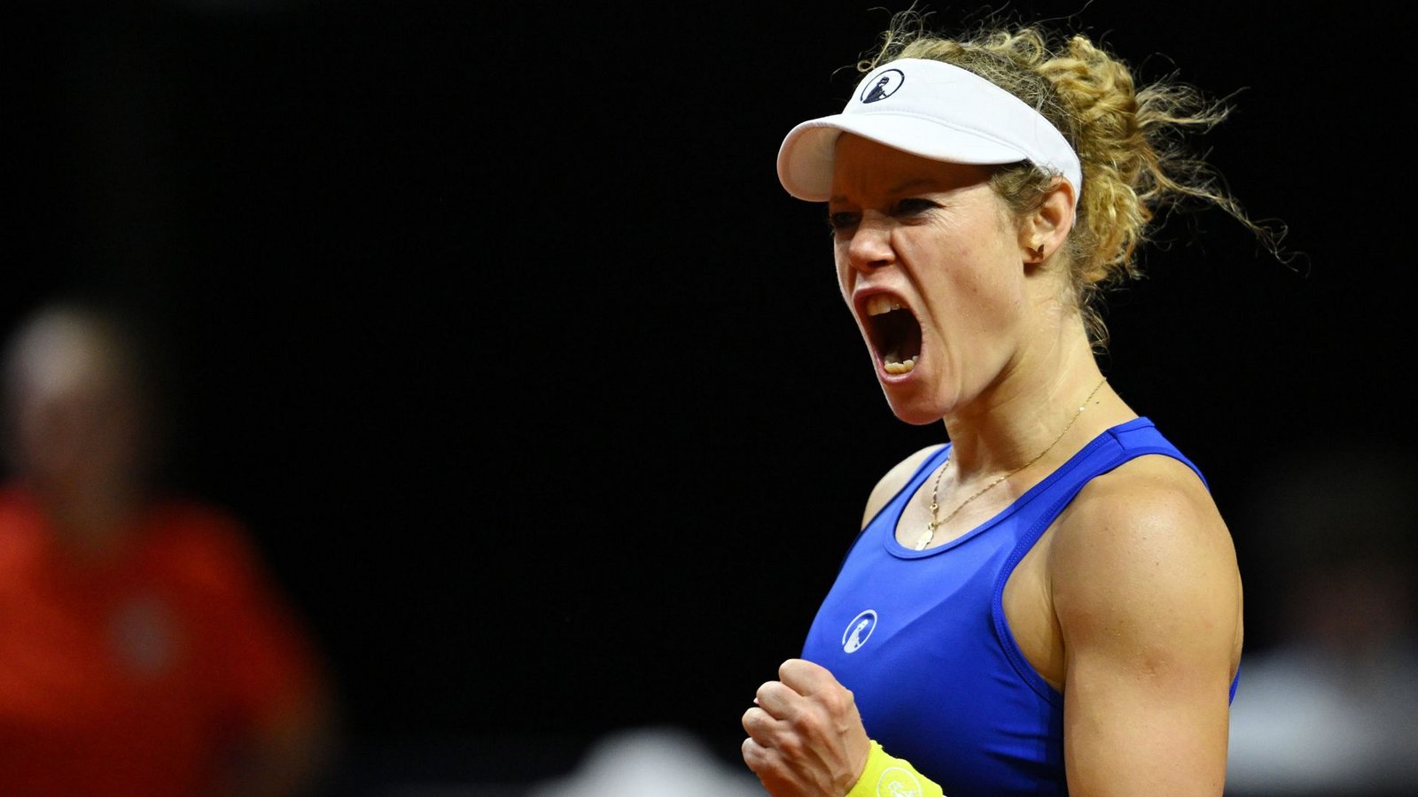 Laura Siegemund ist ins Achtelfinale des Porsche Tennis Grand Prix in Stuttgart eingezogen.Foto: Marijan Murat/dpa/Marijan Murat