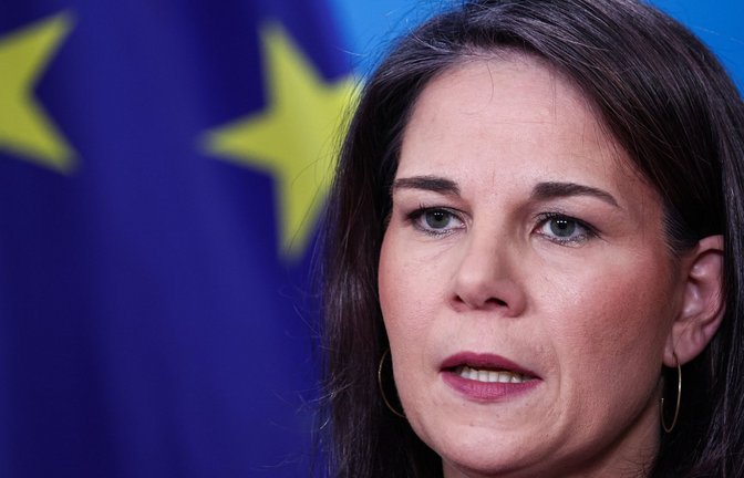 Außenministerin Annalena Baerbock äußerte sich am Donnerstagmorgen. (Archivbild)<span class='image-autor'>Foto: dpa/Hannes P Albert</span>