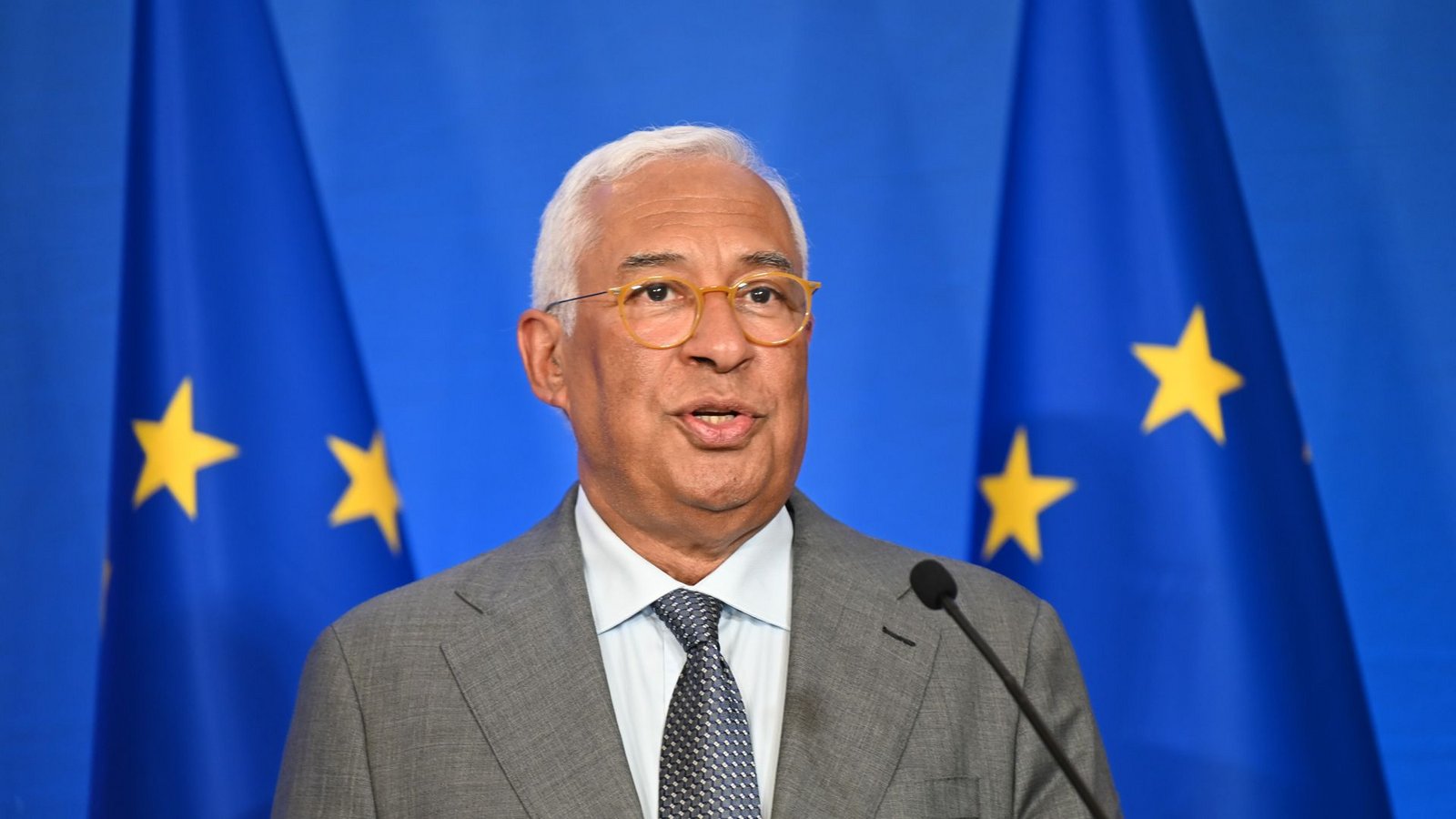 EU-Ratspräsident António Costa forderte mehr Anstrengungen bei der Unterstützung der Ukraine.Foto: Johannes Neudecker/dpa EU-Ratspräsident António Costa forderte mehr Anstrengungen bei der Unterstützung der Ukraine.Foto: Johannes Neudecker/dpa
