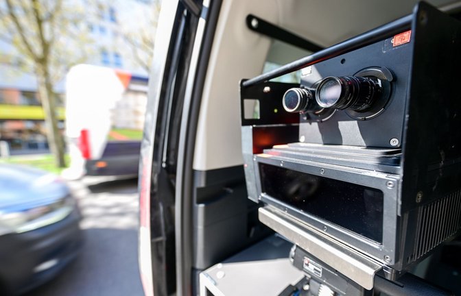 Im April findet wieder ein bundesweiter Blitzermarathon der Polizei statt. (Symbolbild)<span class='image-autor'>Foto: Sebastian Christoph Gollnow/dpa</span>