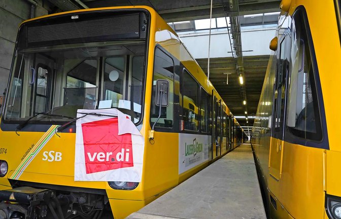 Afang Februar legte Verdi den SSB-Verkehr in Stuttgart lahm – nun sind München und Hamburg im Fokus.<span class='image-autor'>Foto: Andreas Rosar Fotoagentur-Stuttg</span>