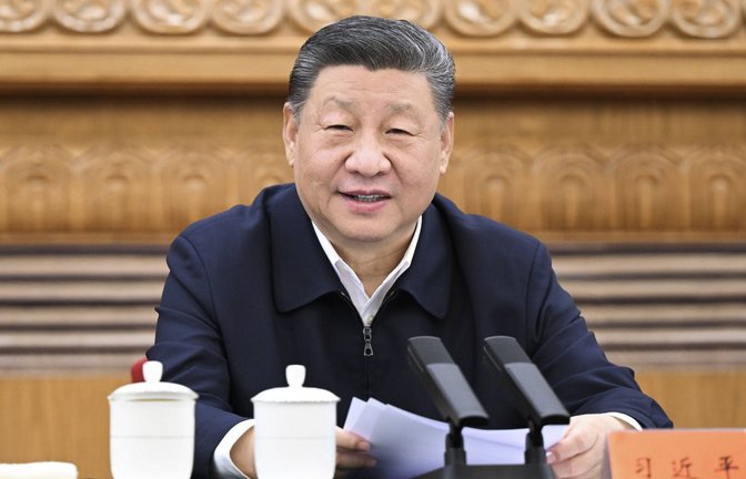 Die chinesische Regierung um Staatschef Xi Jinping will mit eigenen Zöllen auf die US-Zölle antworten. (Archivbild)<span class='image-autor'>Foto: imago//Xie Huanchi</span>
