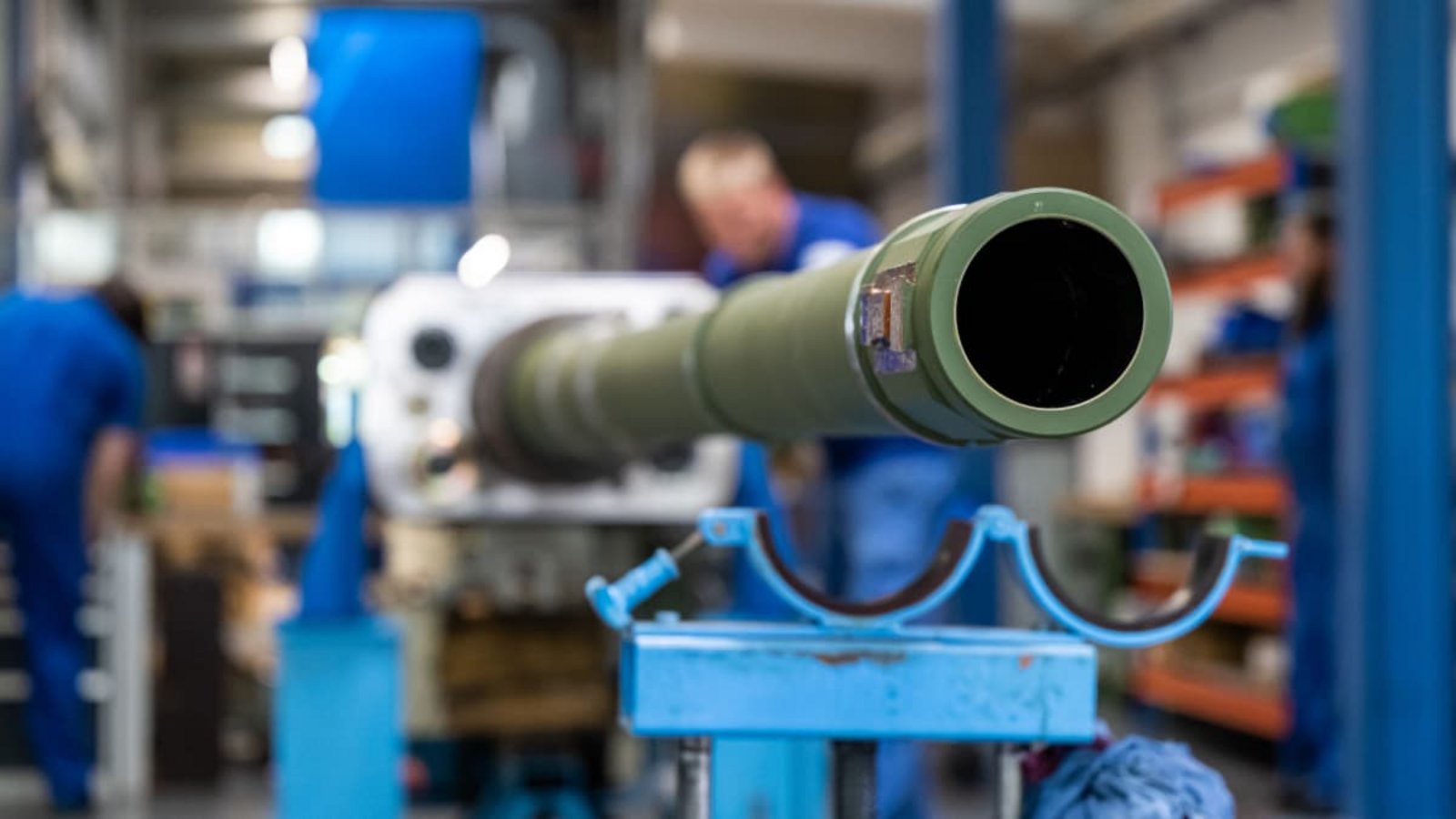 Fertigung bei Rheinmetall: Deutschland ist viertgrößter Rüstungsexporteur der Welt.Philipp Schulze/dpa