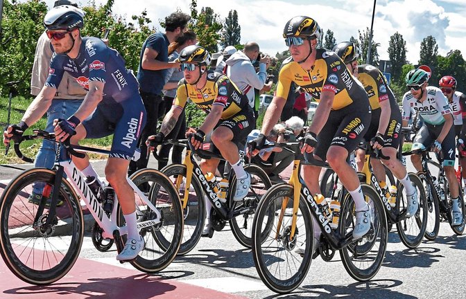 Alexander Krieger (links) ist als Helfer für die Topsprinter ein wichtiger Bestandteil des Teams Alpecin-Fenix, ist aber auch für gute Ergebnisse gut. Foto: Roth