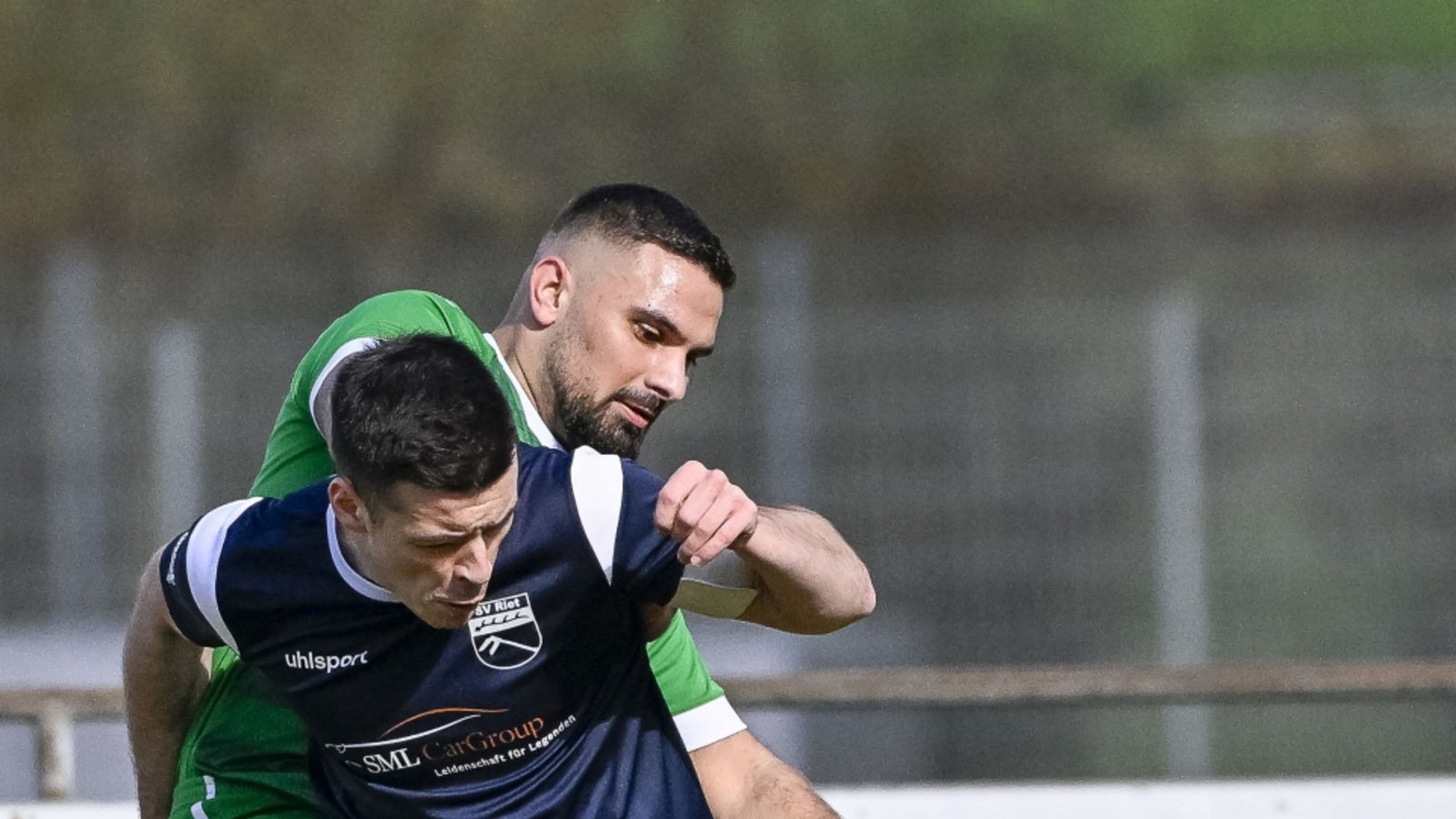 Patrick Gebhardt (vorne) trifft mit dem SV Riet auf den TSV Wiernsheim II. Foto: Leitner