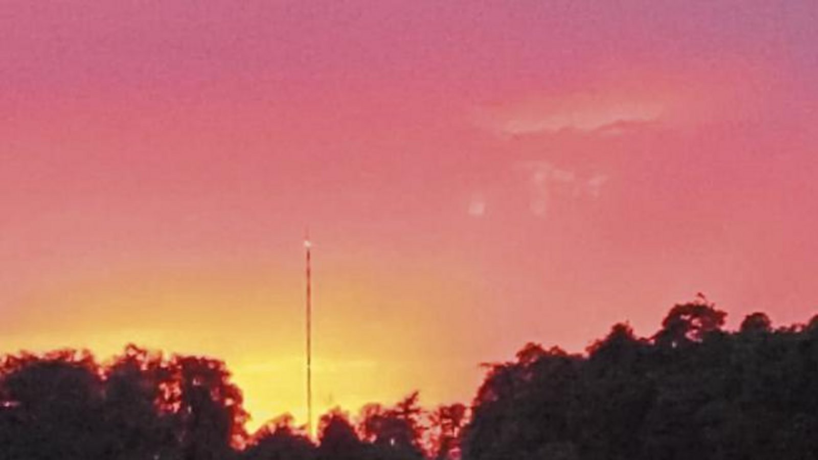 Abendstimmung mit Mühlackers Wahrzeichen. Foto: Fechner