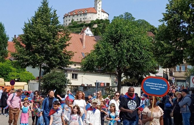 „‘S isch Maiadag“: Beim Vaihinger Maientag rund um Pfingsten feiern alle Generationen – aber vor allem ist es ein Kinderfest. Archivfoto: Rücker/VKZ