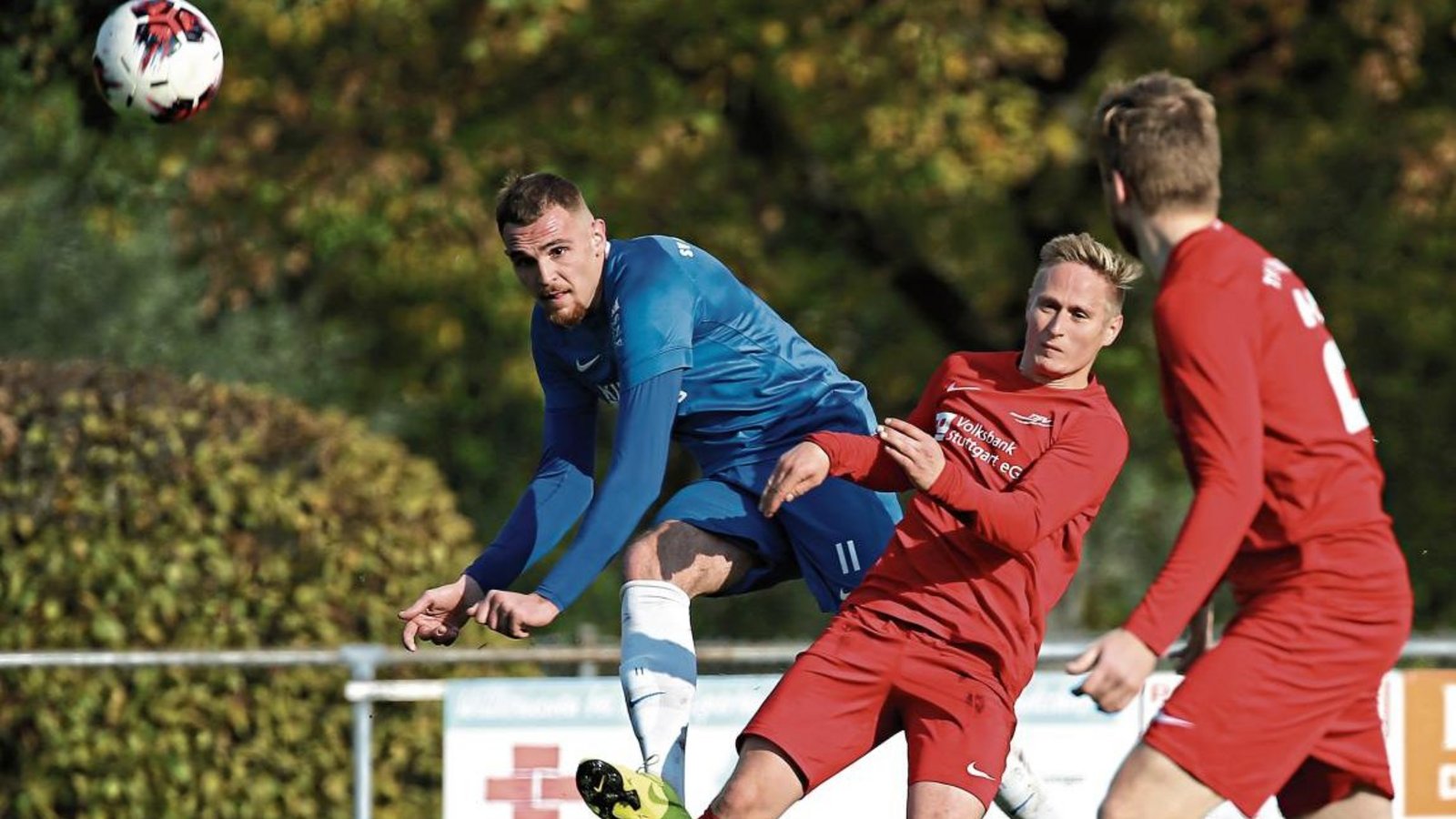 Edison Cenaj (links) fühlt sich beim Landesligisten SV Germania Bietigheim pudelwohl: „Ich würde wieder dahin gehen.“ Foto: Baumann Edison Cenaj (links) fühlt sich beim Landesligisten SV Germania Bietigheim pudelwohl: „Ich würde wieder dahin gehen.“ Foto: Baumann