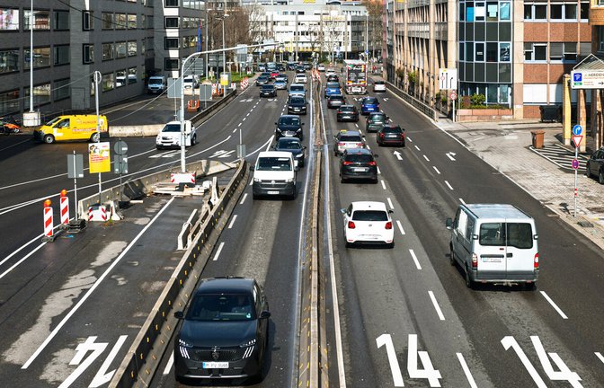 Die B 14 soll endlich umgestaltet werden – auch zwischen dem Gebhard-Müller-Platz und dem Neckartor.<span class='image-autor'>Foto: &nbsp;</span>