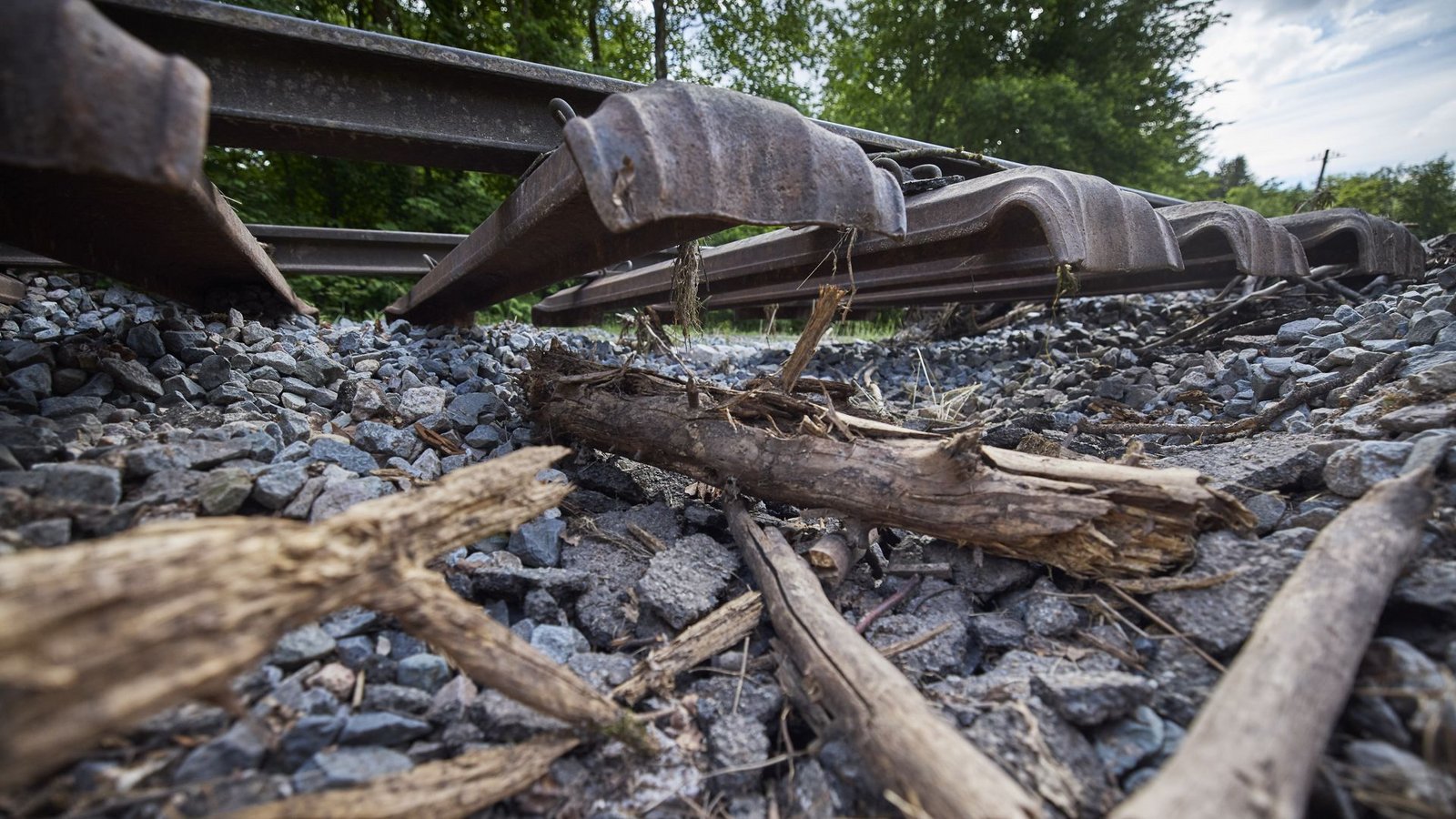 Die Wieslauftalbahn wurde unter anderem bei der Laufenmühle unterspült. (Archivbild)Foto: Gottfried Stoppel/Gottfried Stoppel Die Wieslauftalbahn wurde unter anderem bei der Laufenmühle unterspült. (Archivbild)Foto: Gottfried Stoppel/Gottfried Stoppel