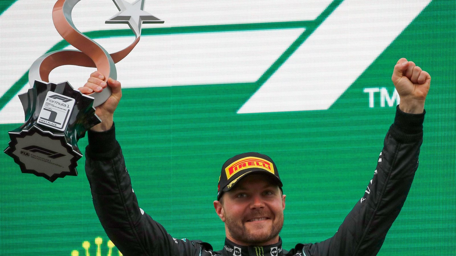 Valtteri Bottas gewann das letzte Rennen 2021 in der Türkei. (Archivbild)Foto: Umit Bektas/Pool'Reuters/AP/dpa