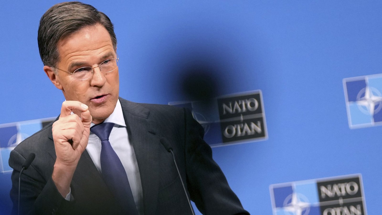 Der neue Nato-Generalsekretär Rutte will die Abwehrfähigkeit der Nato auch gegen hybride Angriffe aus Russland weiter stärken.Foto: dpa/Virginia Mayo Der neue Nato-Generalsekretär Rutte will die Abwehrfähigkeit der Nato auch gegen hybride Angriffe aus Russland weiter stärken.Foto: dpa/Virginia Mayo