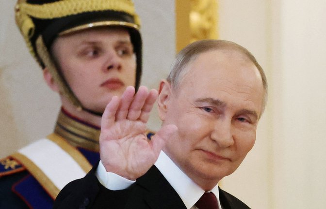 Russlands Präsident Wladimir Putin nutzt bei seinem Krieg in der Ukraine die Schwächen der EU immer wieder zu seinen Gunsten aus.<span class='image-autor'>Foto: AFP/VYACHESLAV PROKOFYEV</span>