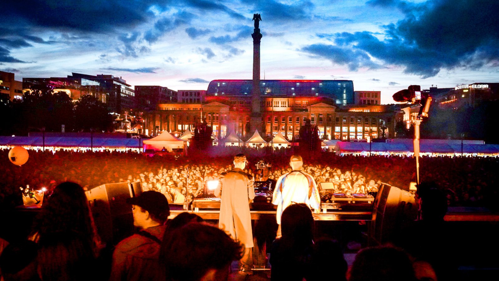 Vibrancy Open Air auf dem Schlossplatz vor atemberaubender Kulisse.Foto: Lichtgut/Iannone