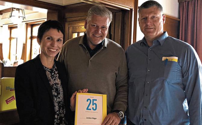 Ehrung für Jochen Nigge