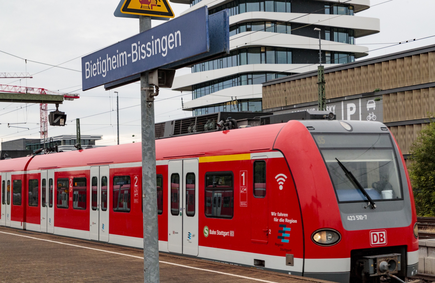 Die S 5 endet derzeit in Bietigheim-Bissingen.  Archivfoto: Pangerl
