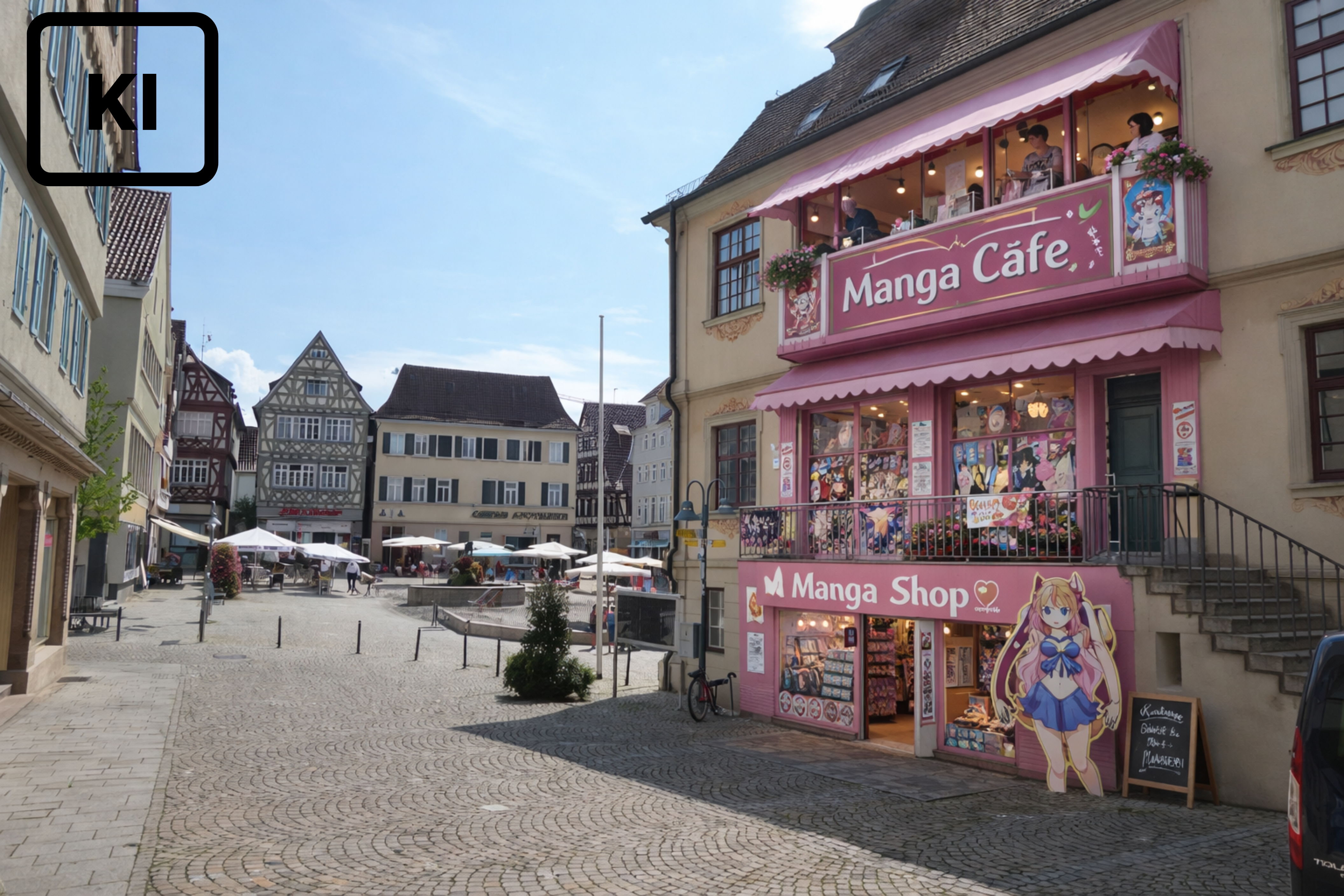 Manga-Fans träumen von einem Manga-Shop mit Café am Vaihinger Rathaus. Manga-Fans träumen von einem Manga-Shop mit Café am Vaihinger Rathaus.