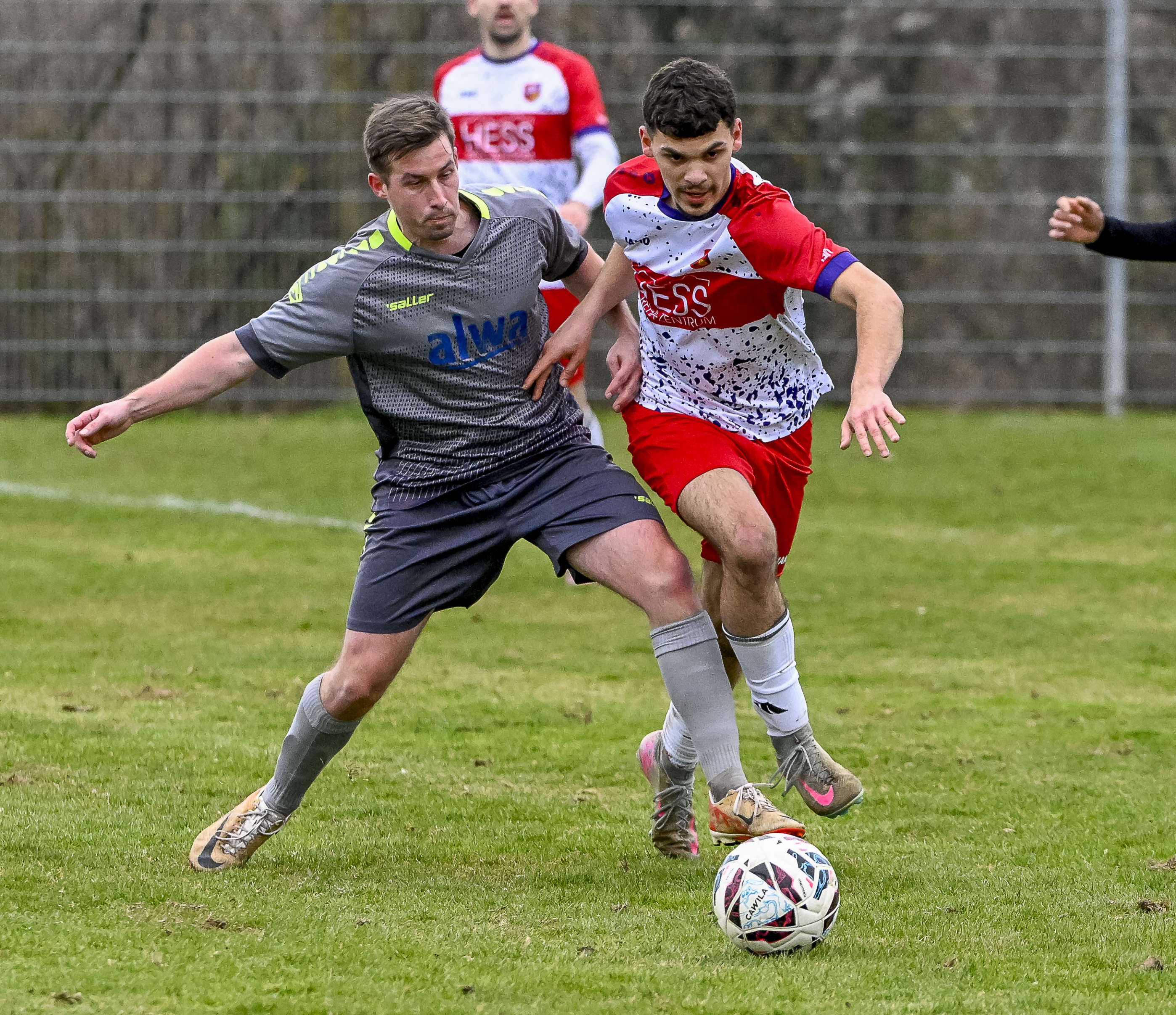 Denis Kerkez (rechts) möchte mit der SGM Nussdorf/Roßwag im Flow bleiben. Foto: Leitner Denis Kerkez (rechts) möchte mit der SGM Nussdorf/Roßwag im Flow bleiben. Foto: Leitner