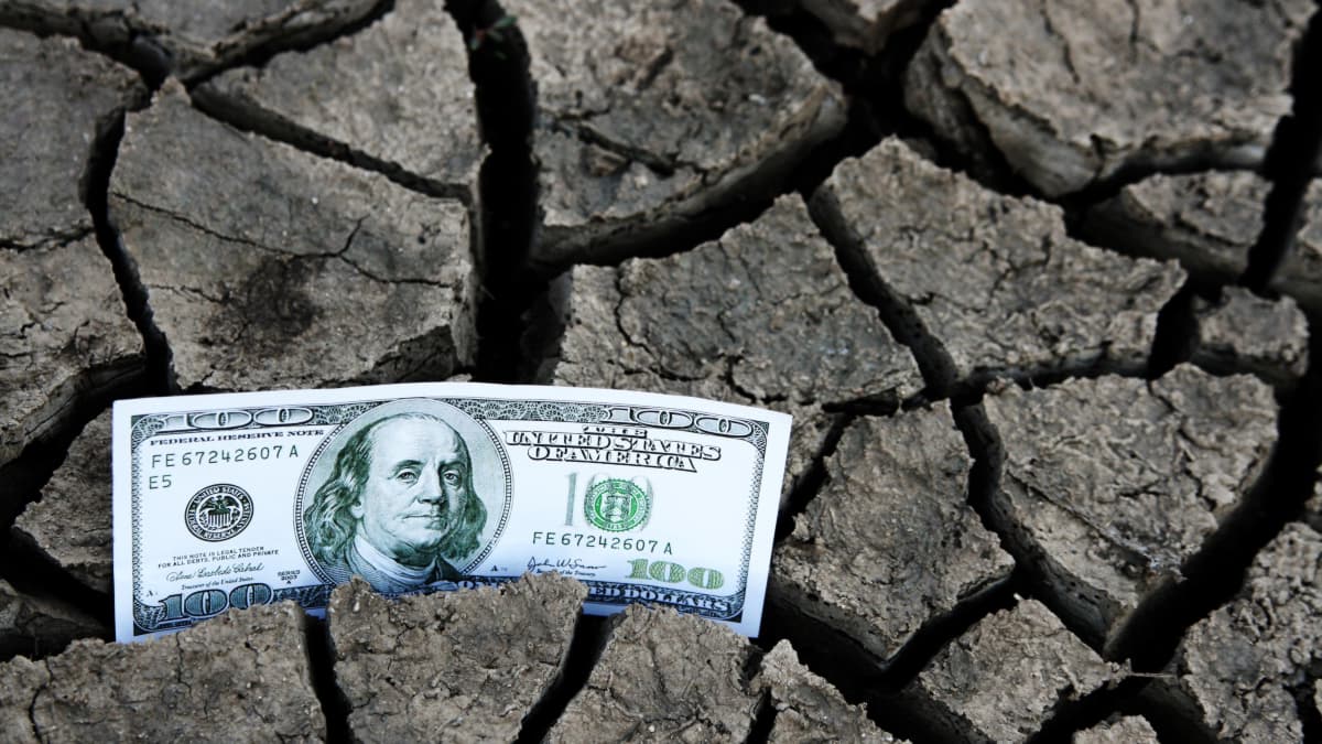 Dollar kann man nicht essen: Wenn das Wasser versiegt, die Felder verdorren und die Tiere verenden, hilft kein Geld der Welt mehr, um Menschen satt zu machen.Imago/Depositphotos Dollar kann man nicht essen: Wenn das Wasser versiegt, die Felder verdorren und die Tiere verenden, hilft kein Geld der Welt mehr, um Menschen satt zu machen.Imago/Depositphotos
