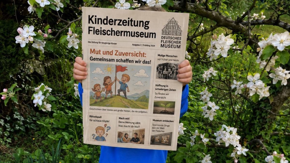 So ähnlich könnte sie aussehen, die Kinderzeitung des Fleischermuseums.<span class='image-autor'>Fleischermuseum</span>